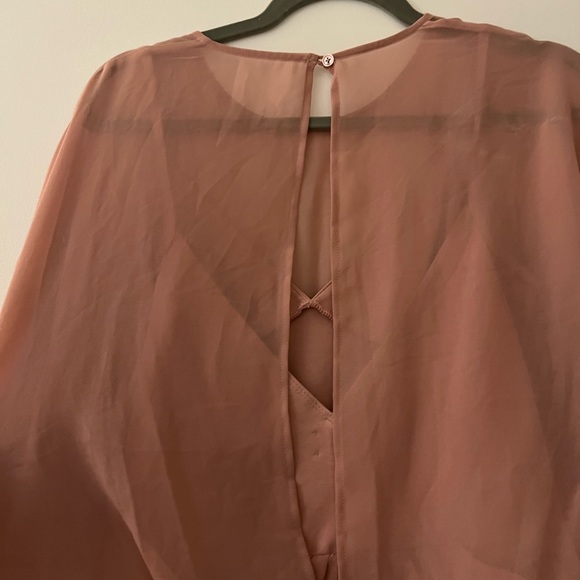 Wilfred backless bodysuit. Sheer with built in bodysuit camisole - Picture 4 of 7